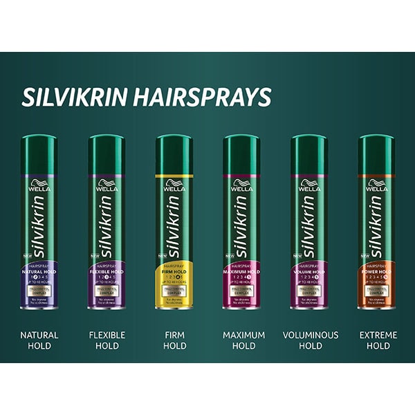 Wella Silvikrin Maximum Hold Hairspray, 250 ml