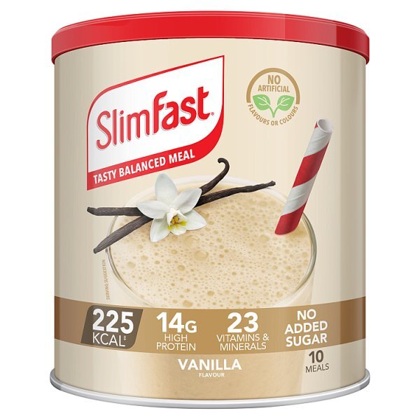 Slimfast Powder Tin Vanilla 365G