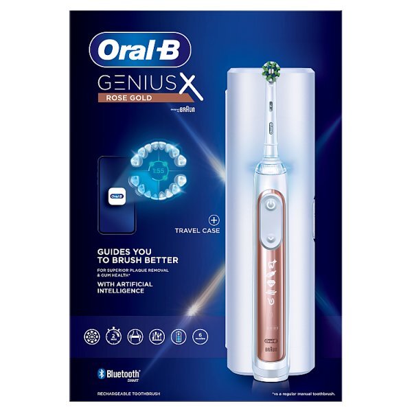 Oral-B Genius X Rose Gold Electric Toothbrush By Braun&nbsp;