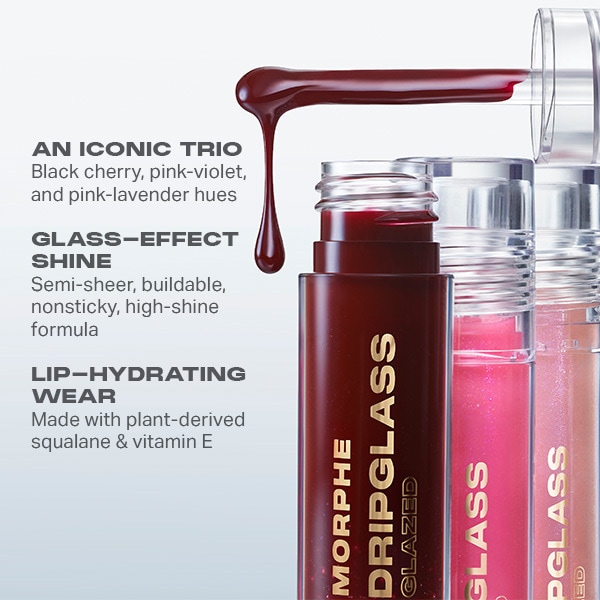 Morphe Hol25 - Misbehaved Mini Dripglass Lip Gloss Trio