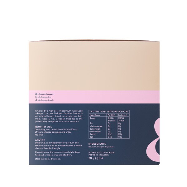 Dose & Co Vanilla Collagen Peptide Sachets
