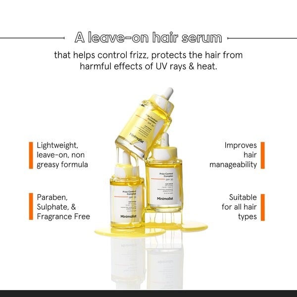 Minimalist Frizz Control Complex Hair Serum 50ML