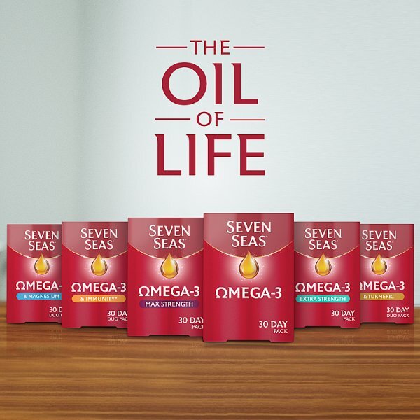Seven Seas Omega-3 Fish Oil + Vitamin D 30 Caps