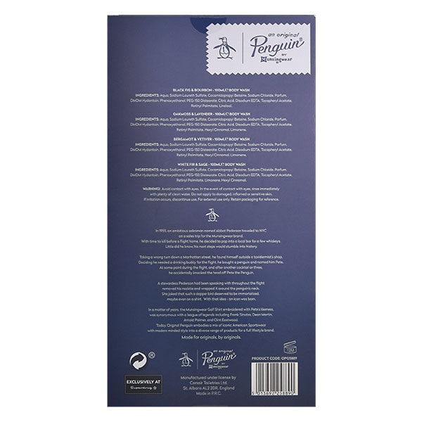 Original Penguin 4 Piece Body Wash Set
