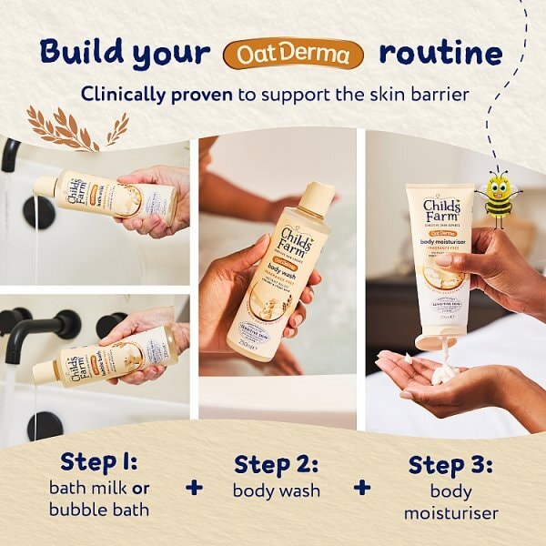 Childs Farm Oatderma Body Wash Fragrance-Free 250Ml
