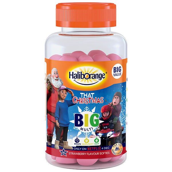 Haliborange Brain Immunity Gut Strawberry - 90 Softies