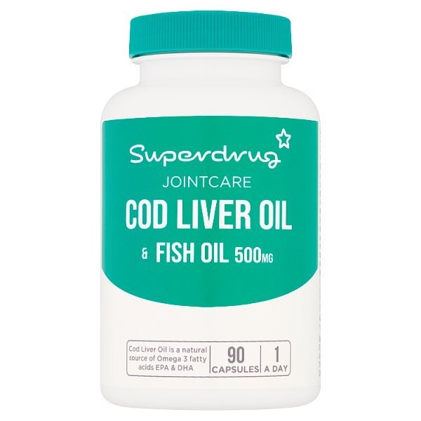 Superdrug Cod Liver Oil 500mg 90s