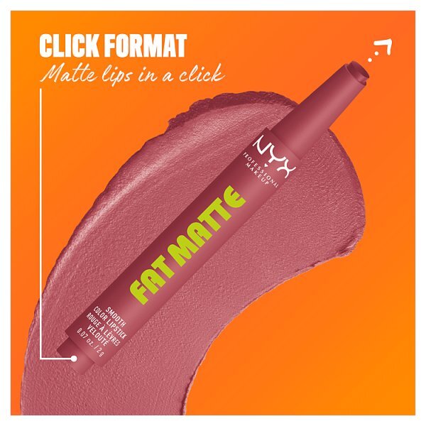 NYX Professional Makeup Fat Matte Lipstick, Blush Blanket