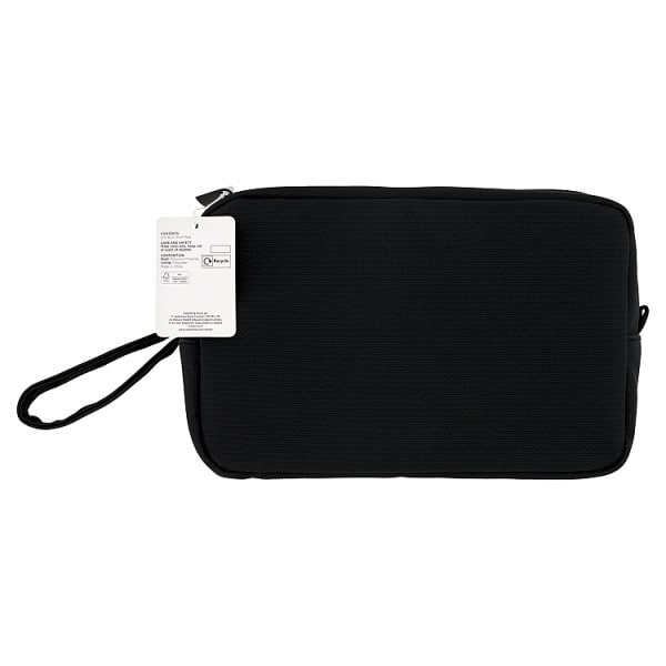 Superdrug Black Wash Bag