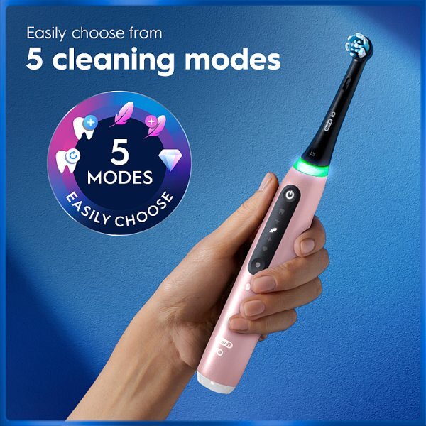 Oral-B iO5 Blush Pink Electric Toothbrush