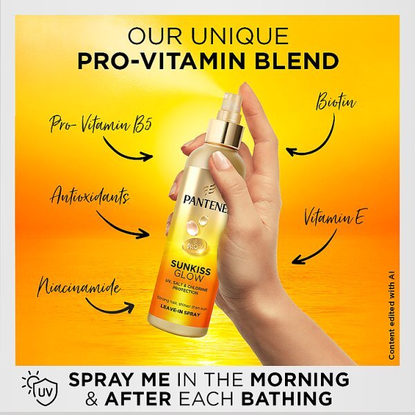 Pantene Prov Sunkiss Glow Hair Uv Protecting Leave-In 200Ml.