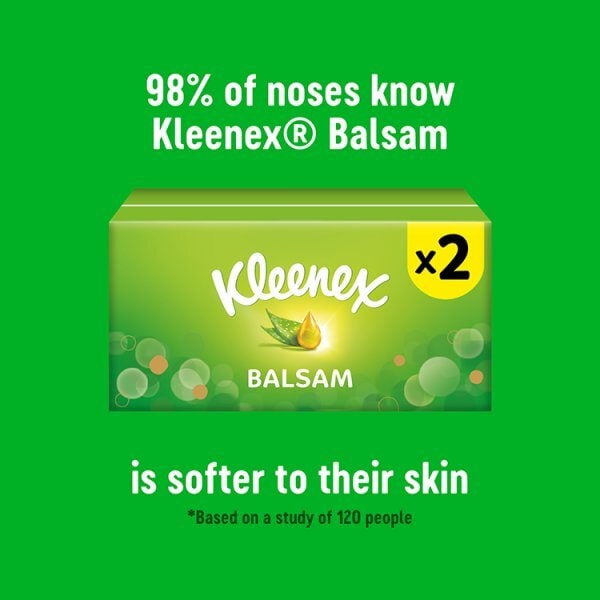 Kleenex Balsam Regular Tissues Twin Pack