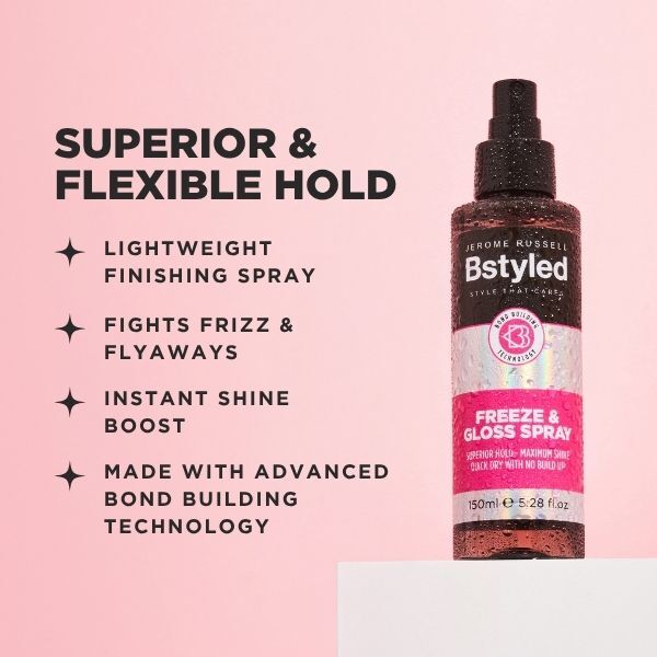 Jerome Russell Bstyled Freeze & Gloss Spray 150ml