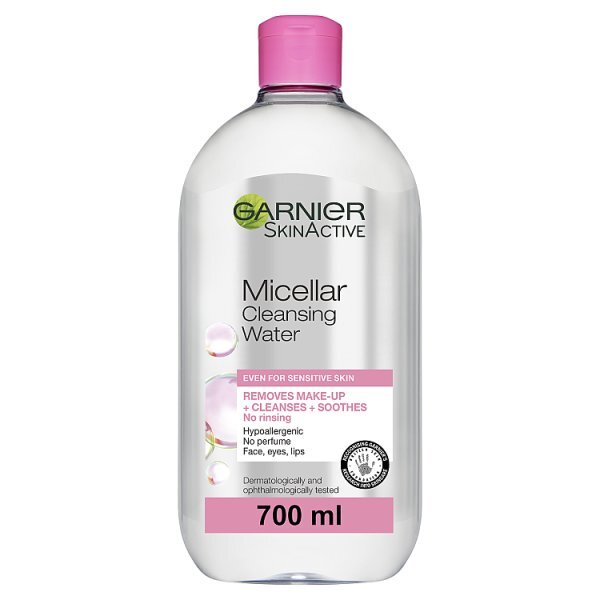 Garnier Micellar Water Gentle Face Cleanser & Makeup Remover for Sensitive Skin 700ml