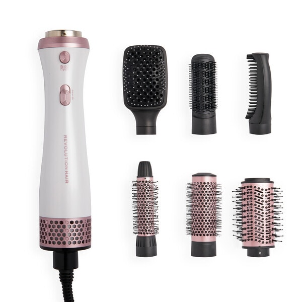 Revolution Haircare Mega Blow Out Hot Air Brush Set 6-In-1