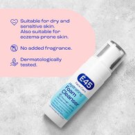 E45 Face Foaming Cleanser For Dry & Sensitive Skin 150ml