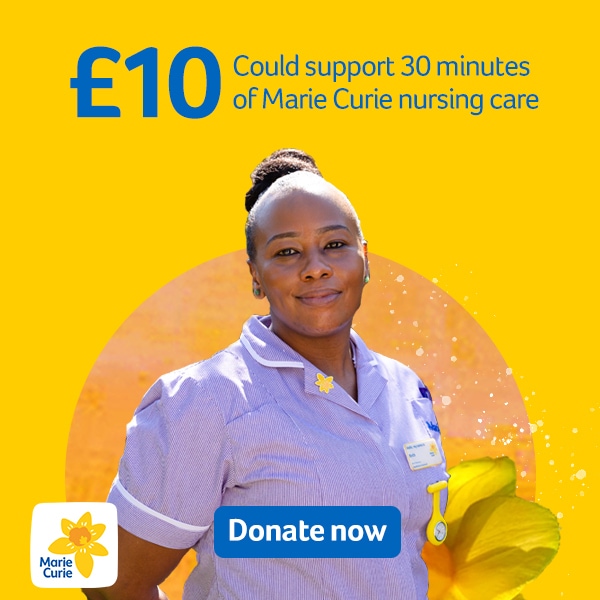 Marie Curie Web Donation £10