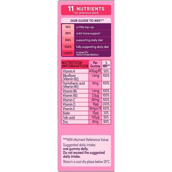 Bassetts Kids Multivitamins 7-11 Raspberry 30S