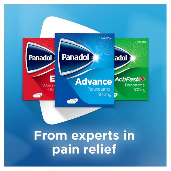 Panadol Advance Pain Relief  500 mg Paracetamol Tablets 16s
