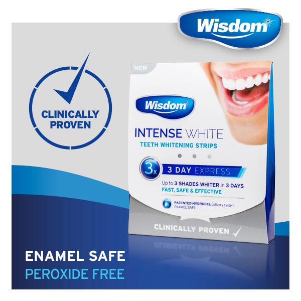 Wisdom Intense White 3 Day Whitening Strips