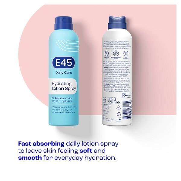 E45 Daily Care Hydrating Lotion Spray Cream 200ml