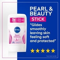 NIVEA Pearl & Beauty Anti-Perspirant Deodorant Stick, 50ml