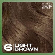 Clairol Natural Instincts Hair Dye 6 Light Brown