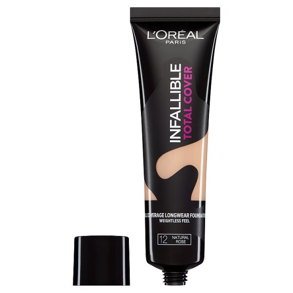 L'Oreal Infallible Total Cover Foundation 12 Natural Rose
