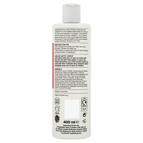 Superdrug Revive Colour Protect Shampoo 400ml