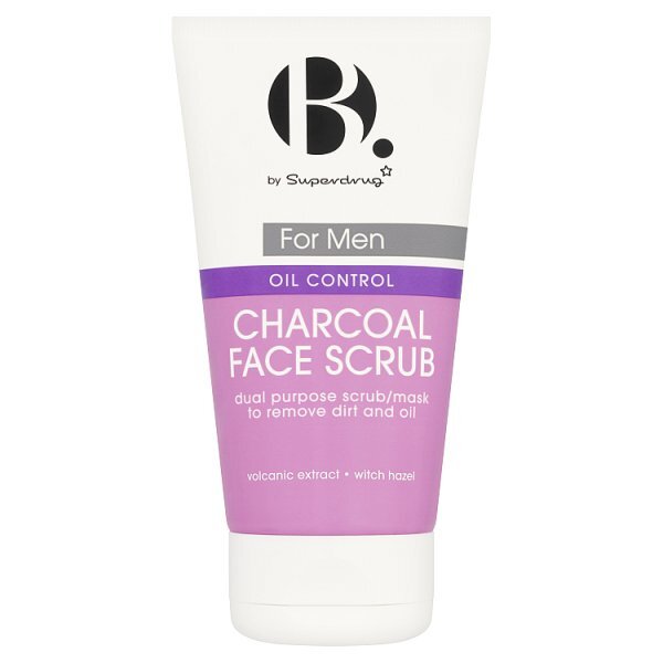 B Men Oil Control Charcoal Face Scrub 150ml