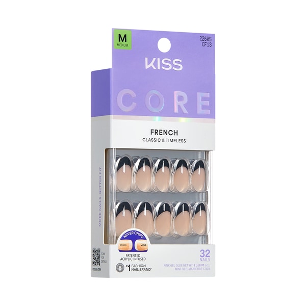 KISS CORE FRENCH NAILS FULL OF FUN