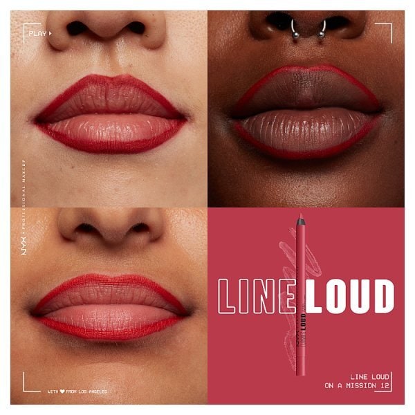 NYX Professional Makeup Line Loud Lip Liner On A Mission