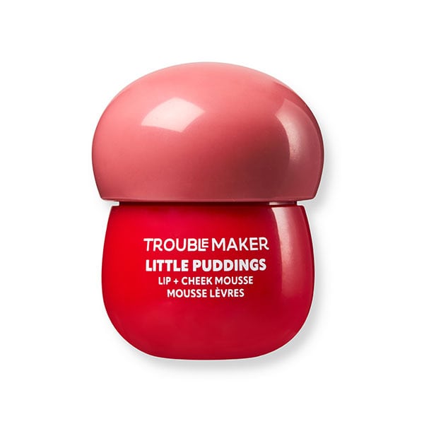 Trouble Maker Little Pudding Blurring Lip + Cheek Mousse Coral Pink