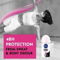 NIVEA Black & White Anti-Perspirant Roll-On Deodorant 50ml