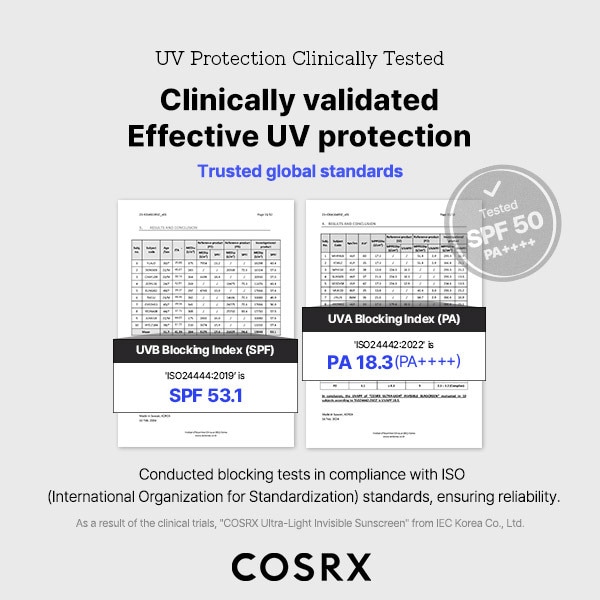 COSRX Ultra-Light Invisible Sunscreen SPF50 PA++++ 50ml
