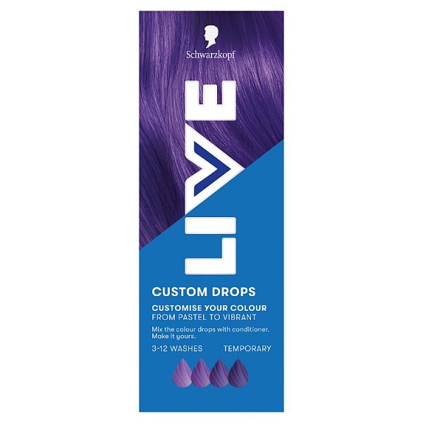 Schwarzkopf LIVE Drops Orchid Purple Temporary Hair Dye