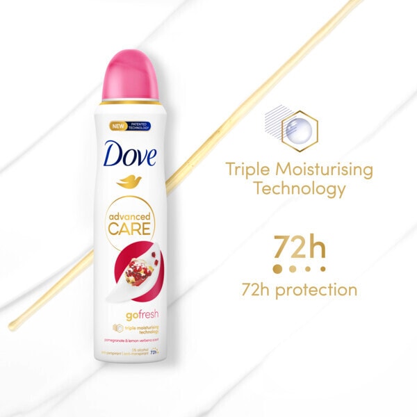 Dove Advanced Antiperspirant Deodorant Pomegranate 150ml