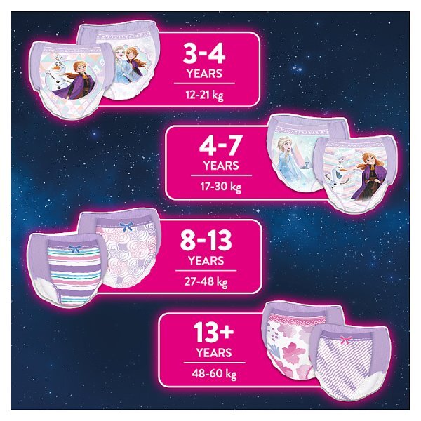 Huggies DryNites 4-7 Years Girl's Pyjama Pants x 10