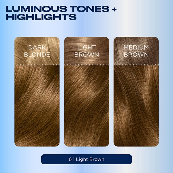 Clairol Nice'N Easy Crème Permanent Hair Dye 6 Light Brown