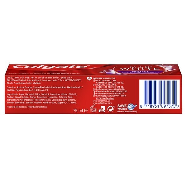 Colgate Max White Whitening & Protect Toothpaste 75ml