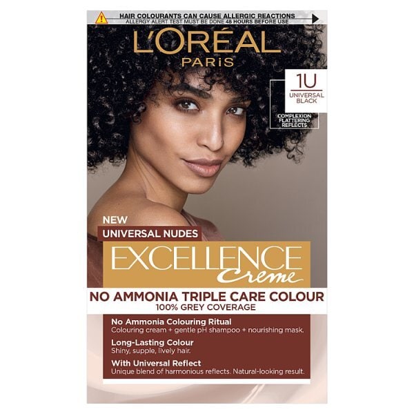Excellence Crème Universal Nudes 1U Black Hair Dye
