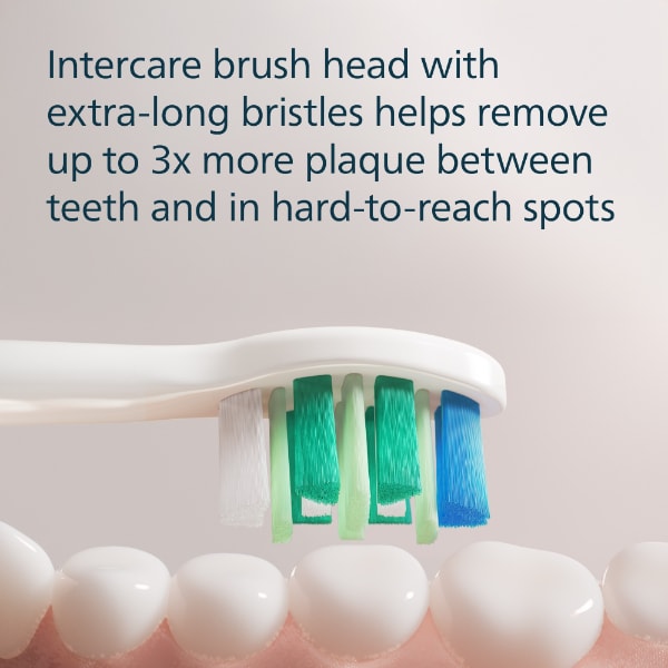 Philips Sonicare Intercare Brush Head, White,  2 Pack