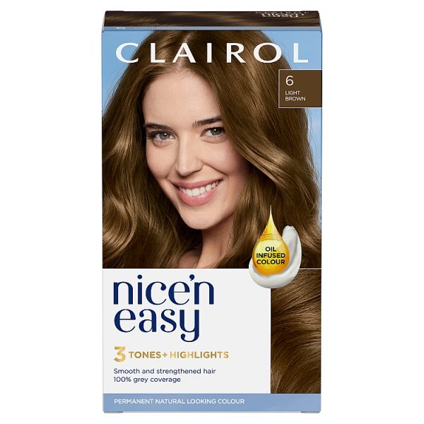 Clairol Nice'n Easy Hair Dye 6 Light Brown