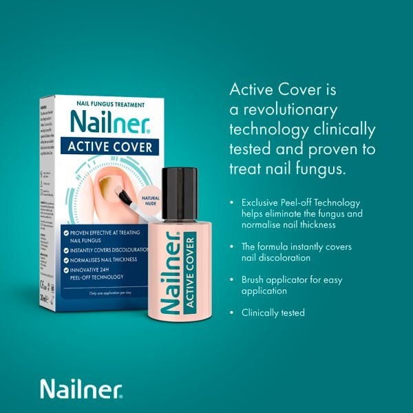 Nailner Active Cover Nail Fungus Treatment Natural Nude