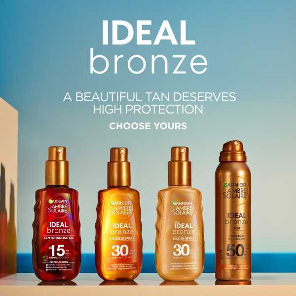 Garnier Ambre Solaire Ideal Bronze Milk In Spray Spf 50