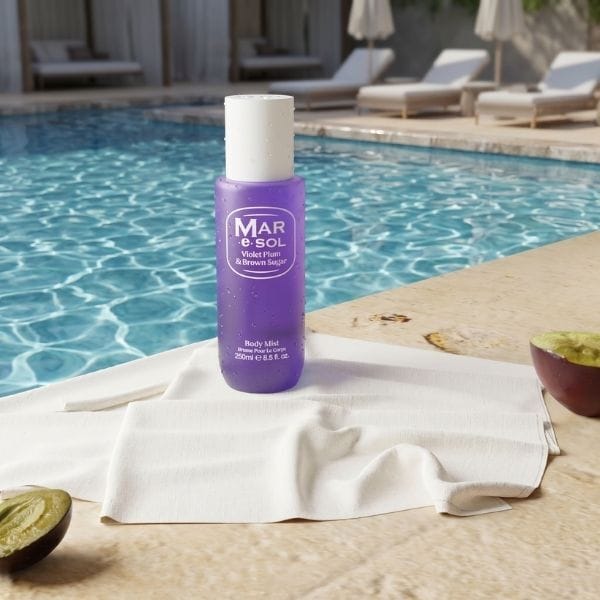 Mar E Sol Violet Plum & Brown Sugar Body Mist 250Ml