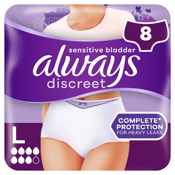 Always Discreet Underwear Inco Pants Plus Large X8