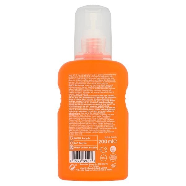Solait Tanning Active Spray SPF30 200 ml 
