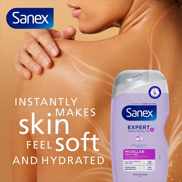 Sanex Expert Skin Health+ Micellar Soothing Shower Gel 450Ml