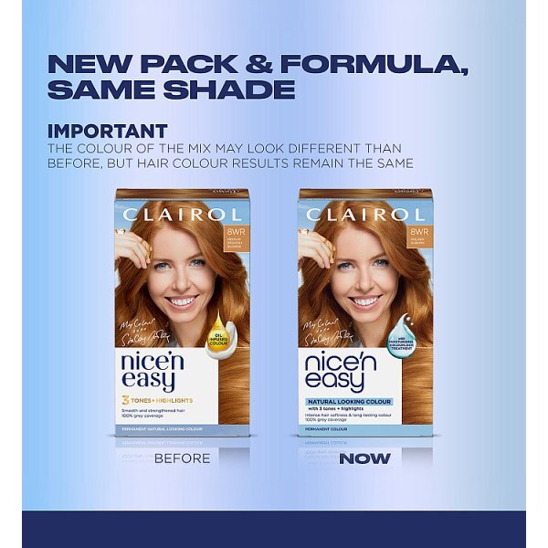 Clairol Nice'N Easy Crème Permanent Hair Dye 9G Light Golden Blonde